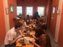 Obed v UPC - Oslava narodenin na porade 2.3.2016